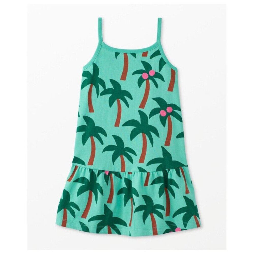 Hanna Andersson Tropical Palm Tree Print Dress 2T